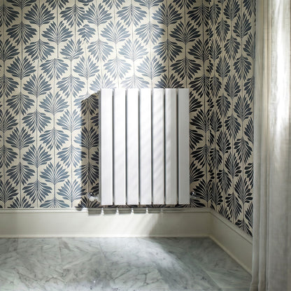 [BHLUW54D] Edingale Contemporary Square Horizontal Double Panel Radiator - Choice of Size and Colour - Silo
