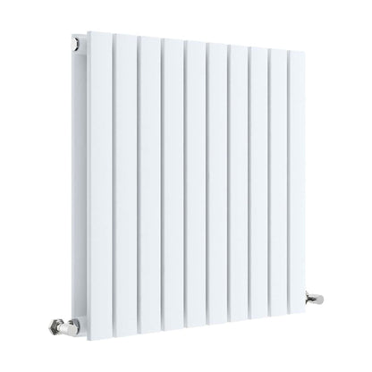 [BHLUW55D] Edingale Contemporary Square Horizontal Double Panel Radiator - Choice of Size and Colour - Cutout