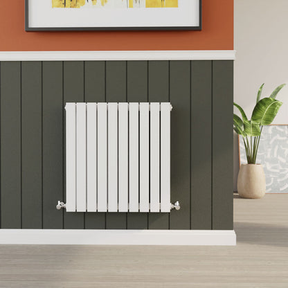 [BHLUW55D] Edingale Contemporary Square Horizontal Double Panel Radiator - Choice of Size and Colour - Lifestyle 1