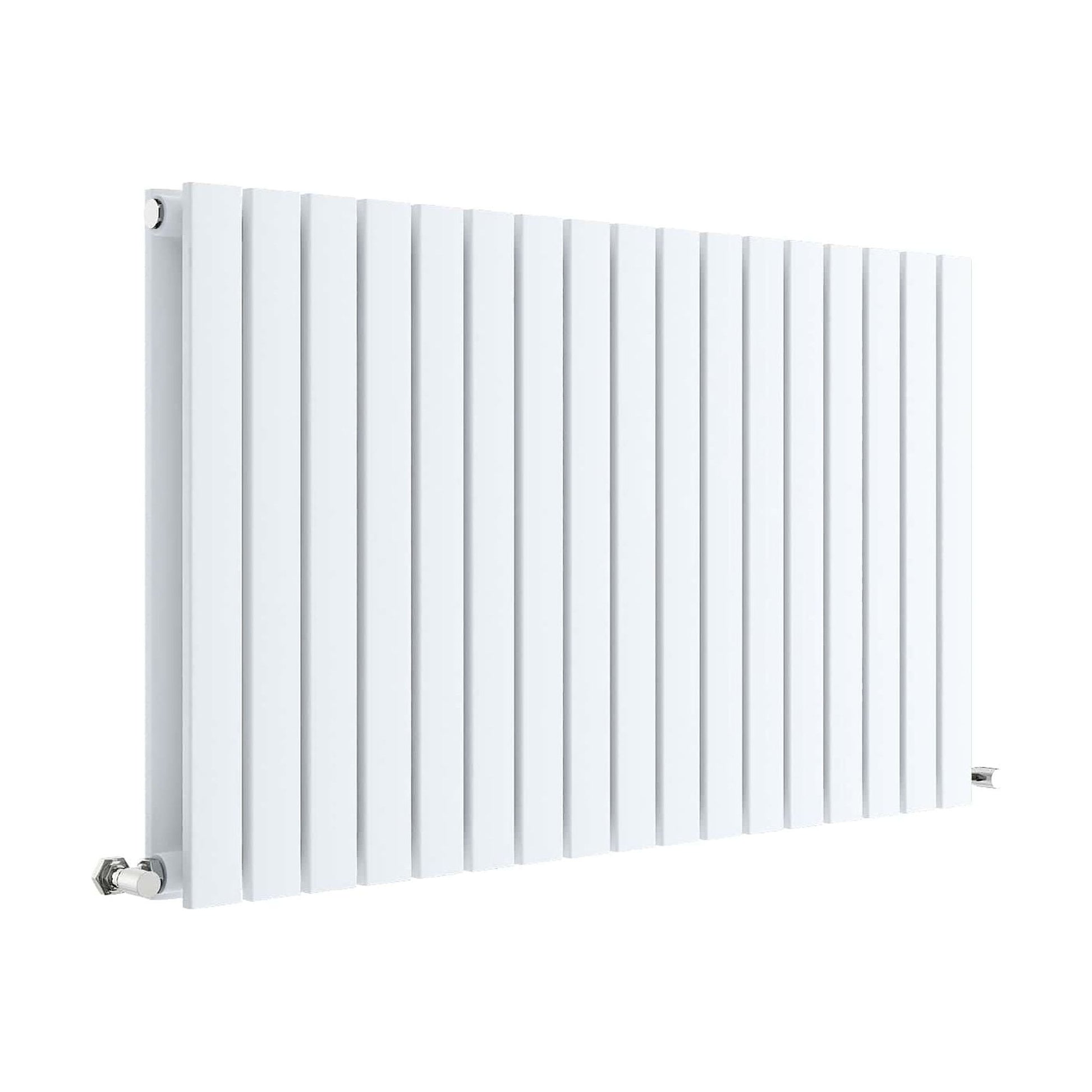 [BHLUW56D] Edingale Contemporary Square Horizontal Double Panel Radiator - Choice of Size and Colour - Cutout