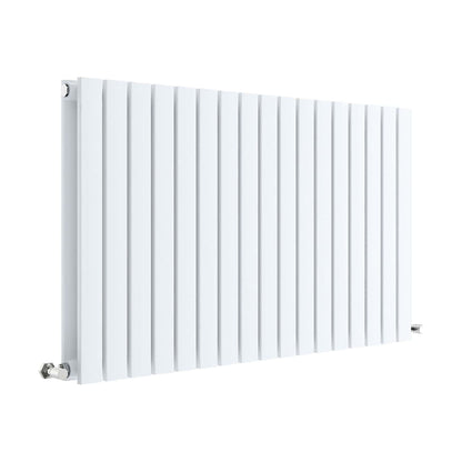 [BHLUW56D] Edingale Contemporary Square Horizontal Double Panel Radiator - Choice of Size and Colour - Cutout