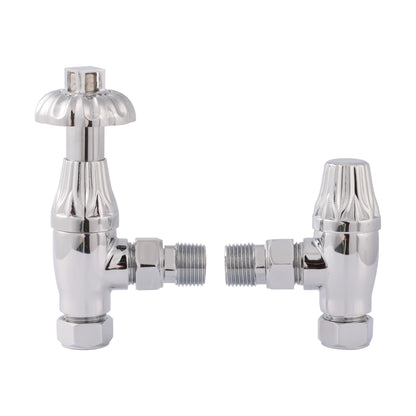 [BHRV007] Heating Accessories Thermostatic Radiator Valve Pack, Chrome - Cutout