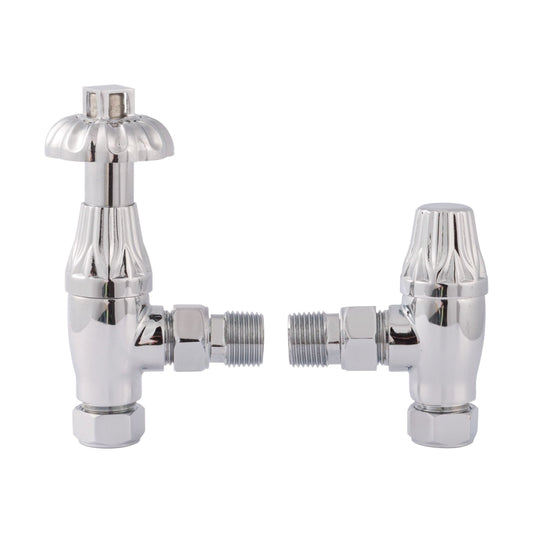 [BHRV007] Heating Accessories Thermostatic Radiator Valve Pack, Chrome - Cutout