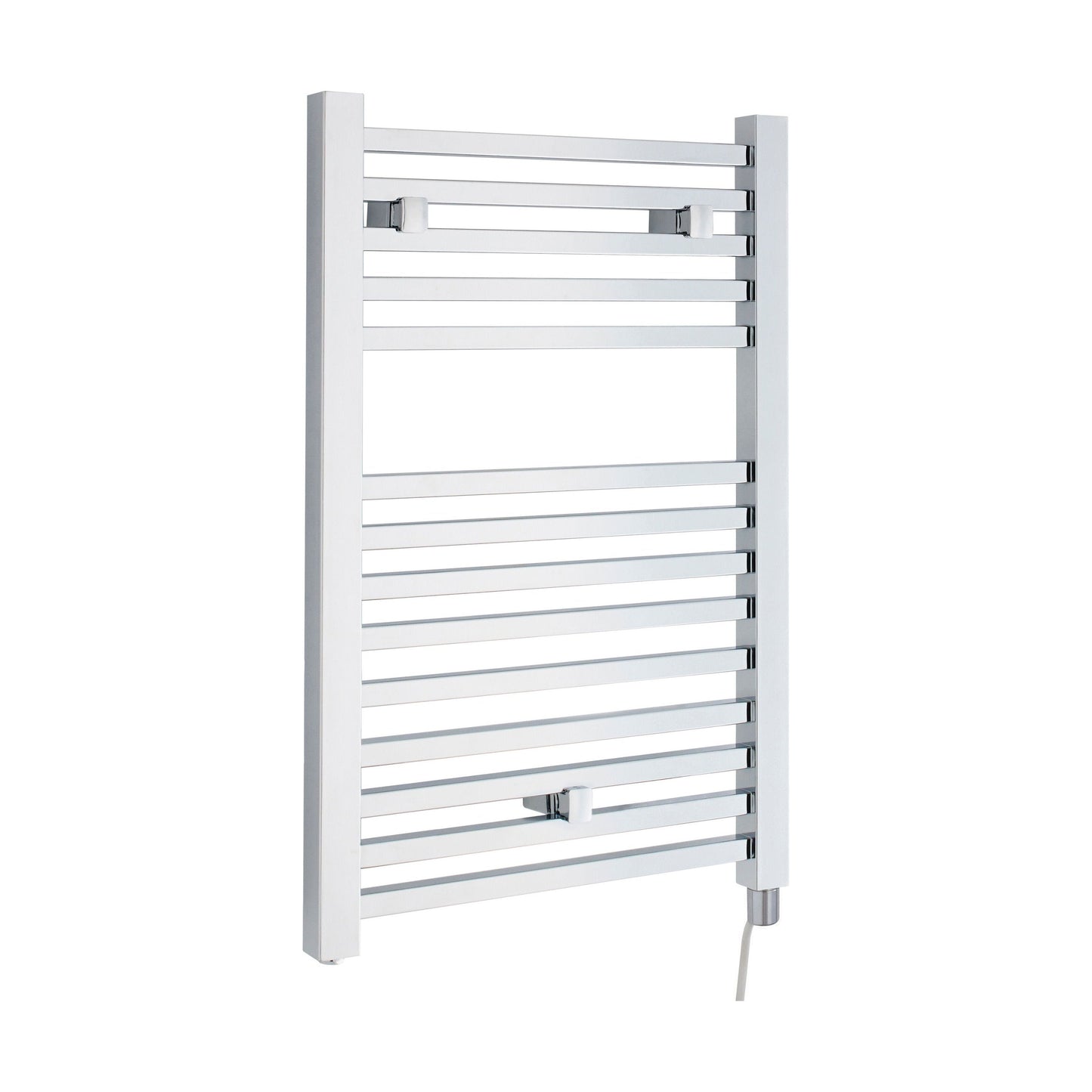 [BHSL150] Electric Vertical Square Towel Rail with 14 Rails - 690mm x 500mm - 200 Watt - Chrome - Cutout