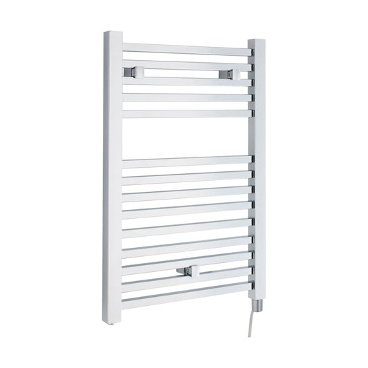 [BHSL150] Electric Vertical Square Towel Rail with 14 Rails - 690mm x 500mm - 200 Watt - Chrome - Cutout