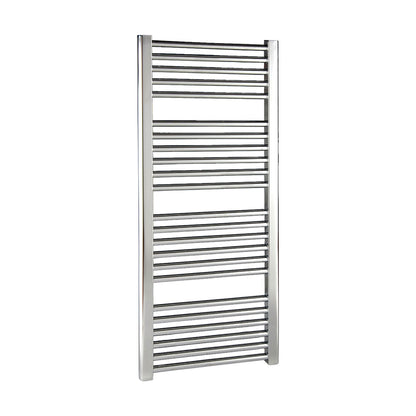 [BHSL382] Heated Vertical Towel Rail with Straight Rails - 1096 BTU - 1100mm x 500mm - Chrome - Cutout