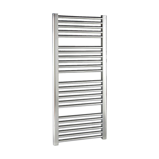 [BHSL382] Heated Vertical Towel Rail with Straight Rails - 1096 BTU - 1100mm x 500mm - Chrome - Cutout