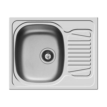 [BKS132501] Reversible 1 Bowl Stainless Steel Kitchen Sink, 620 x 500mm - Cutout