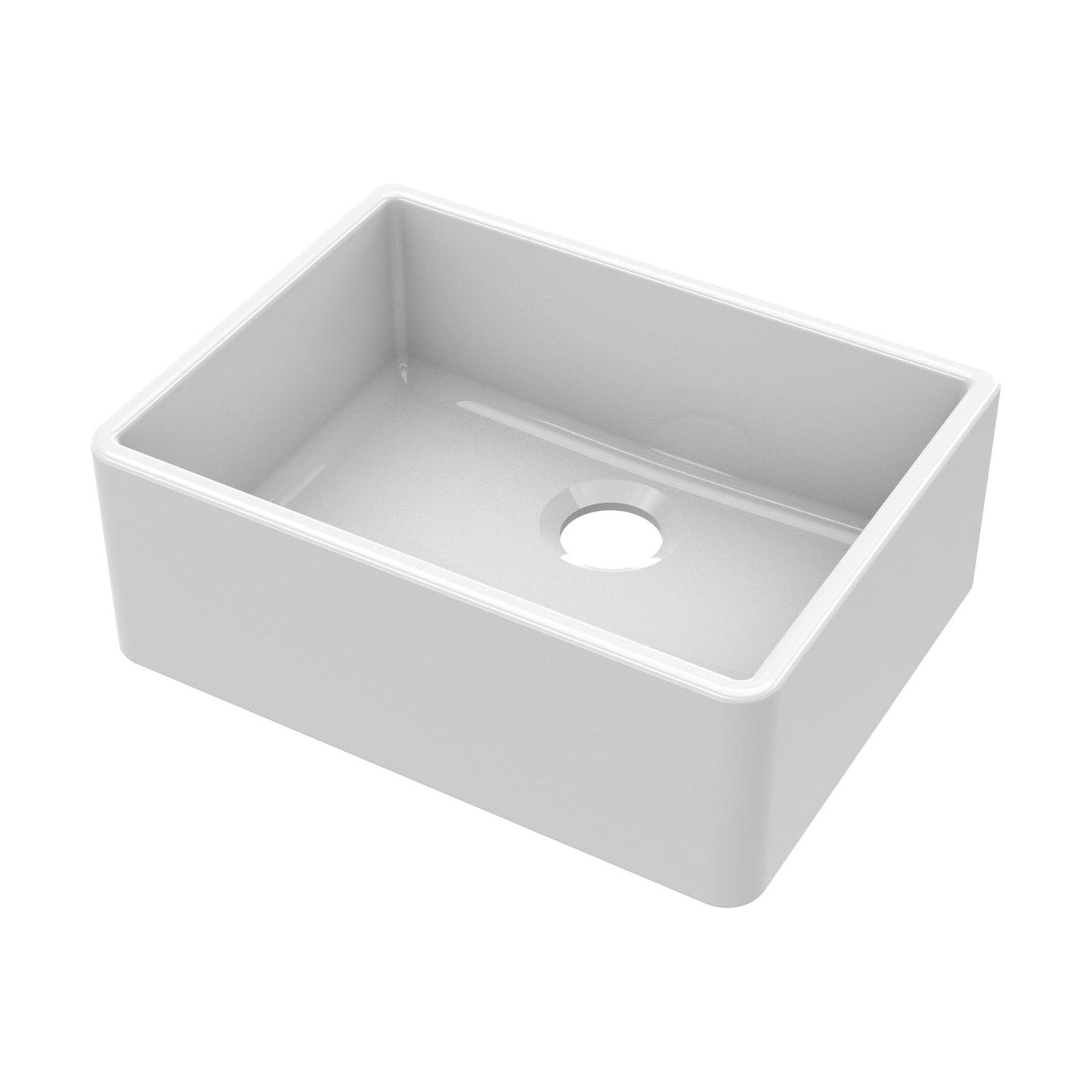 [BKS201] Single Bowl Fireclay Ceramic Butler Kitchen Sink - 595mm - Multiple Colours - Cutout