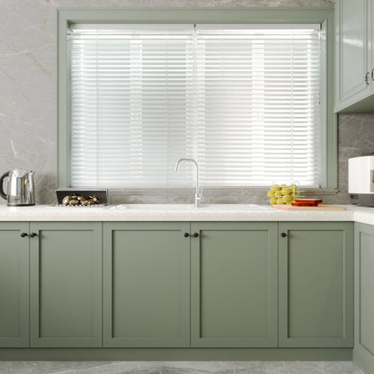 [BKS231W] Traditional Fireclay Single Bowl Inset Kitchen Sink with Waste, 101cm - Choice of Waste Finish - Lifestyle 1
