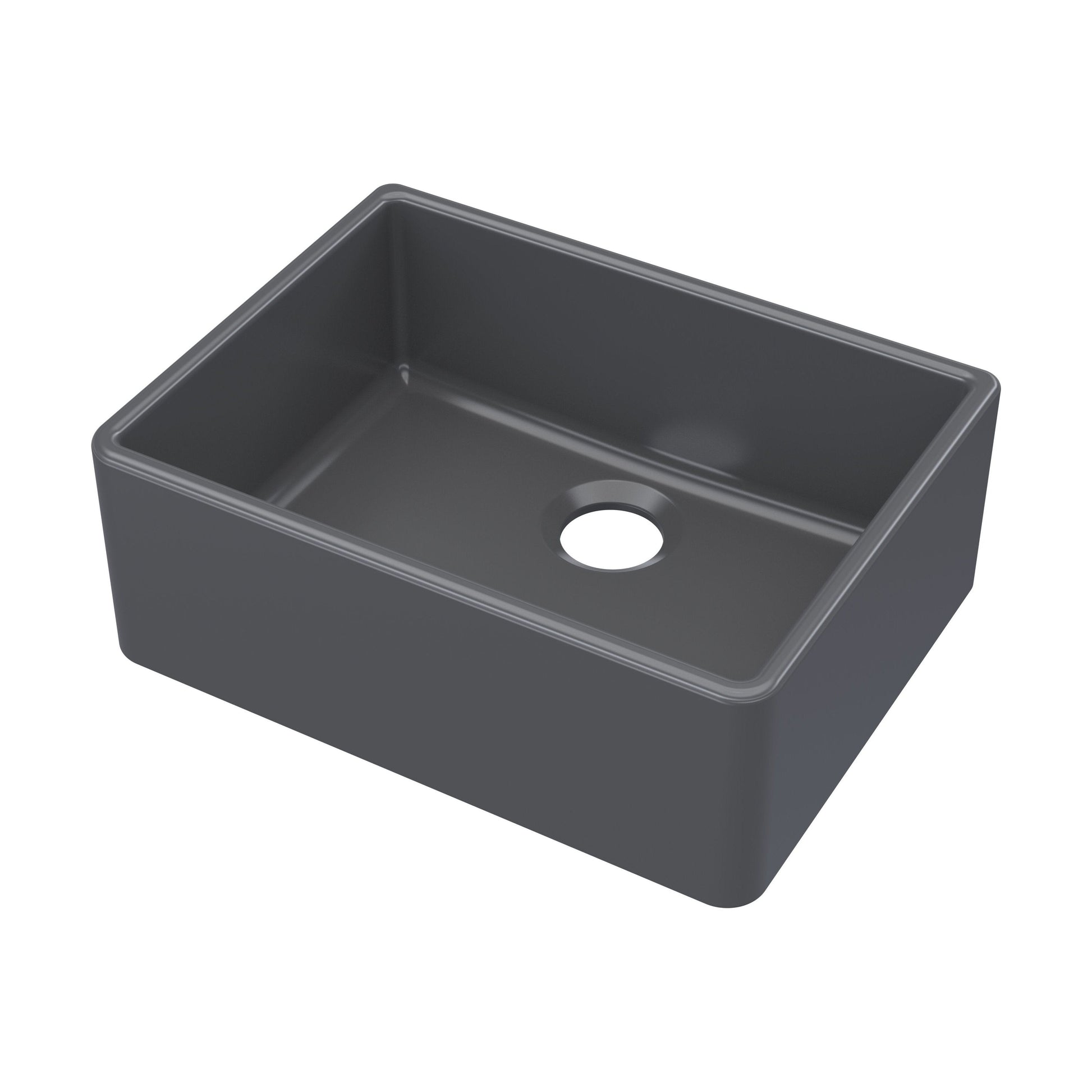 [BKS235] Single Bowl Fireclay Ceramic Butler Kitchen Sink - 595mm - Multiple Colours - Cutout