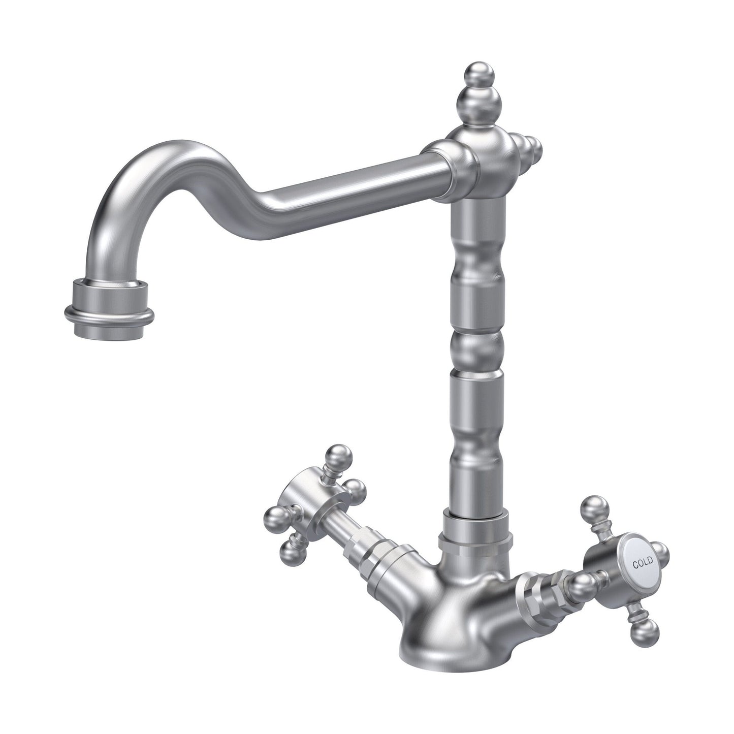 [BKT605] Norbury Traditional French Classic Mono Sink Mixer Tap - Choice of Colour - Cutout