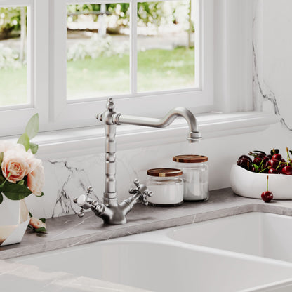 [BKT605] Norbury Traditional French Classic Mono Sink Mixer Tap - Choice of Colour - Lifestyle 2