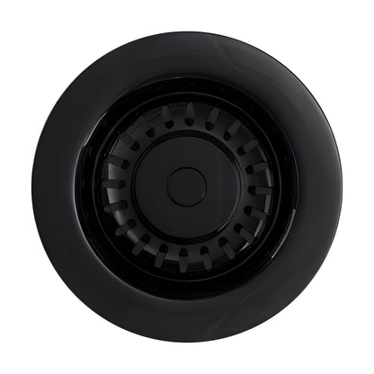 [BKT740] Modern Round Kitchen Sink Strainer Waste without Overflow, Top Fix Installation,  98 x 114 x 214 mm - Choice of Colour - Cutout