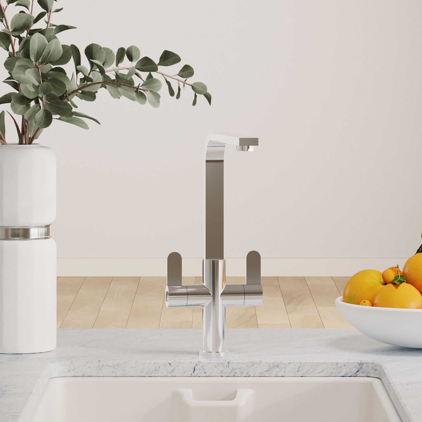 [BKTC305DL] Ipstones Kitchen Mono Mixer Tap - Single or Dual Lever, Choice of Colour - Lifestyle 1