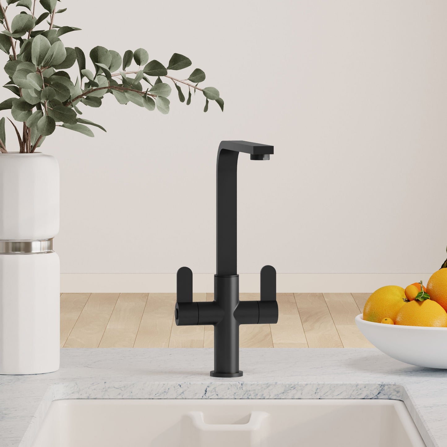 [BKTC405DL] Ipstones Kitchen Mono Mixer Tap - Single or Dual Lever, Choice of Colour - Lifestyle 1