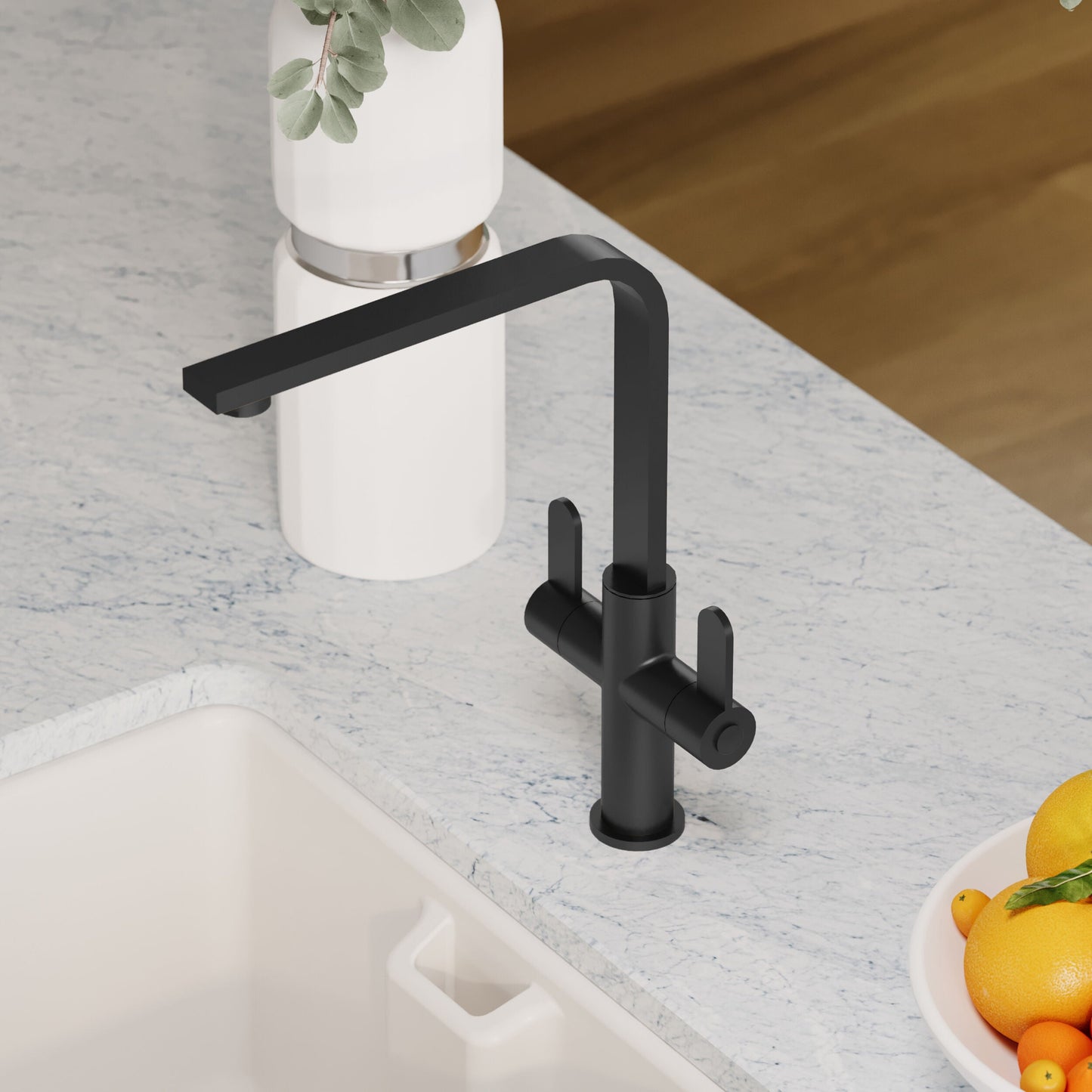 [BKTC405DL] Ipstones Kitchen Mono Mixer Tap - Single or Dual Lever, Choice of Colour - Lifestyle 3