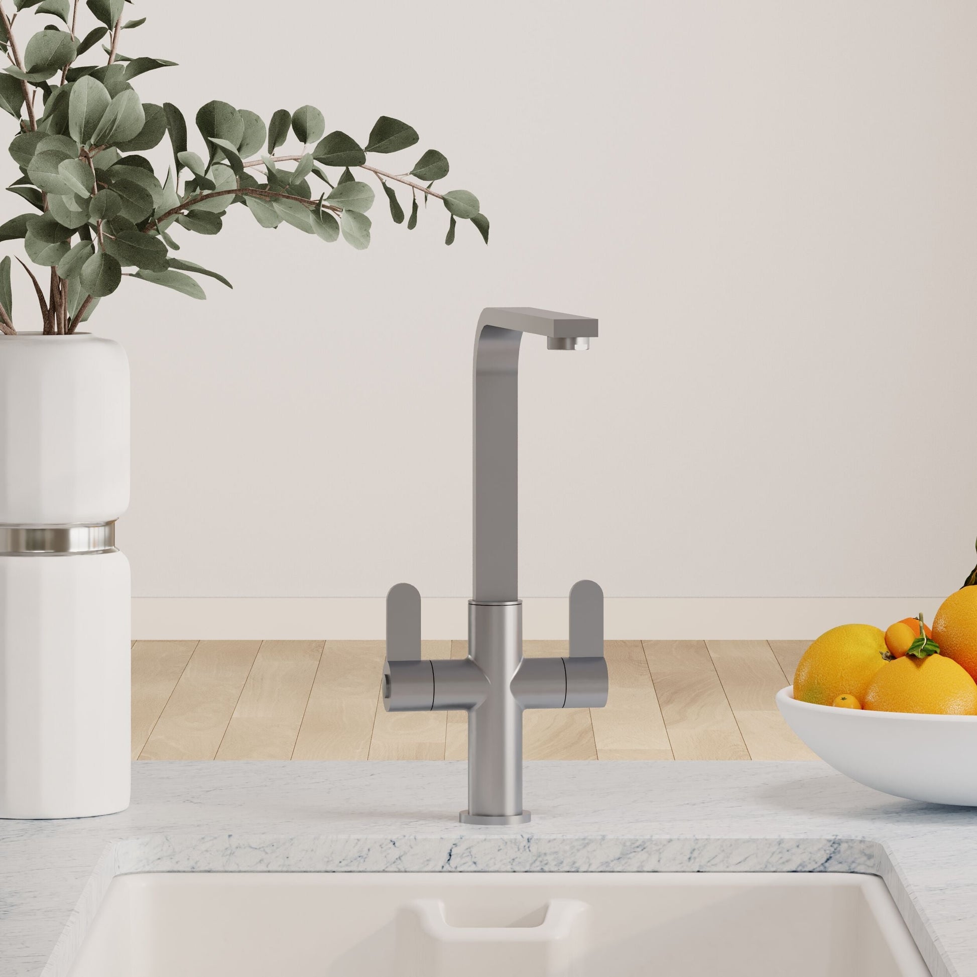 [BKTC605DL] Ipstones Kitchen Mono Mixer Tap - Single or Dual Lever, Choice of Colour - Lifestyle 1