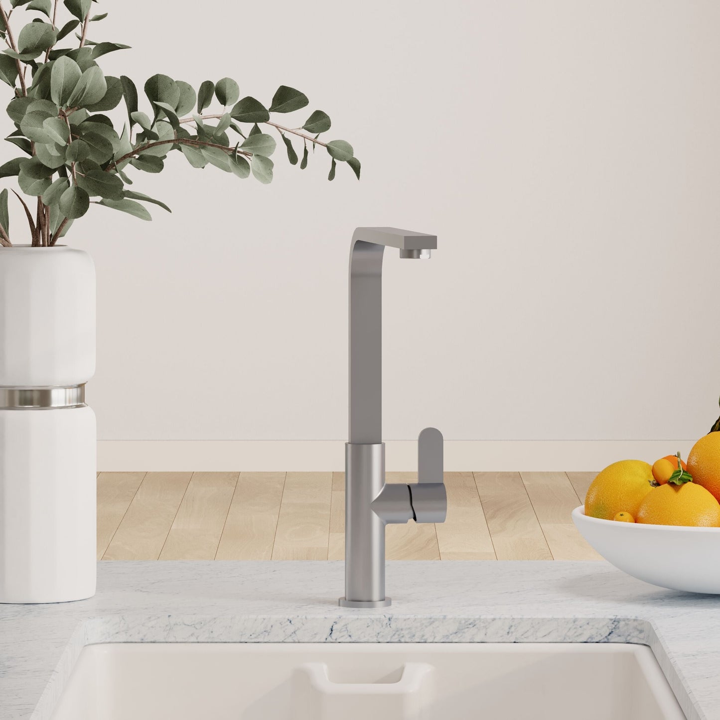 [BKTC605SL] Ipstones Kitchen Mono Mixer Tap - Single or Dual Lever, Choice of Colour - Lifestyle 1
