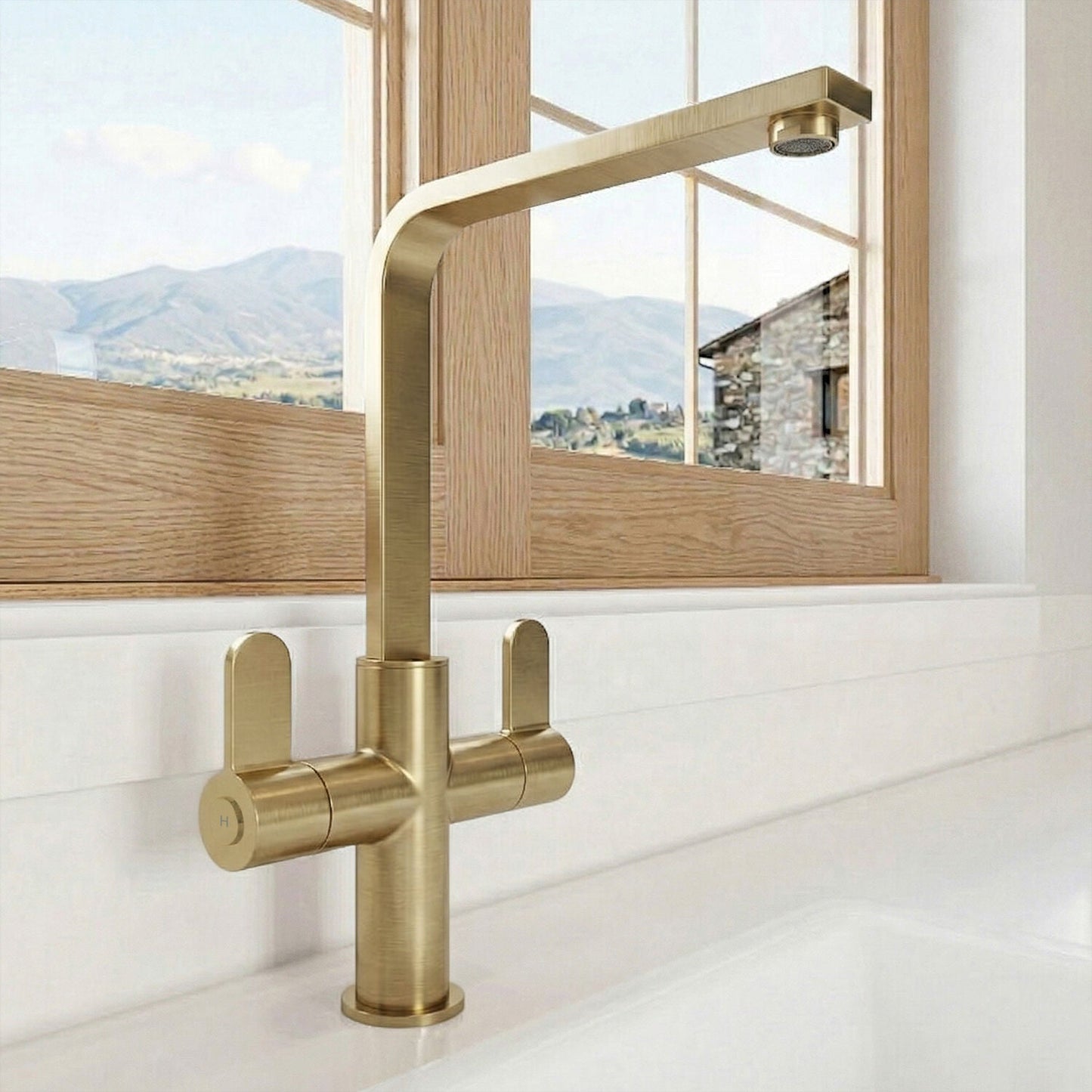 [BKTC805DL] Ipstones Kitchen Mono Mixer Tap - Single or Dual Lever, Choice of Colour - Silo