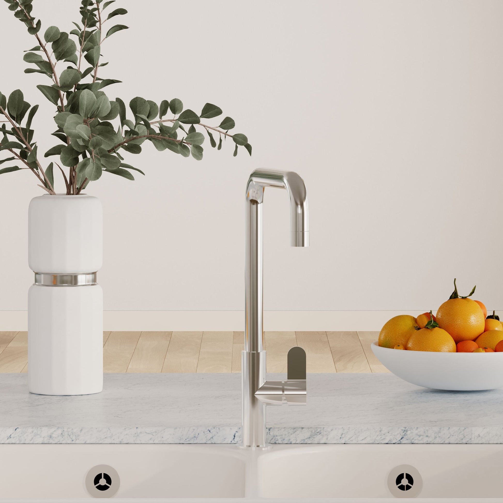 [BKTK305SL] Warslow Kitchen Mono Mixer Tap - Single or Dual Lever, Choice of Colour - Lifestyle 1