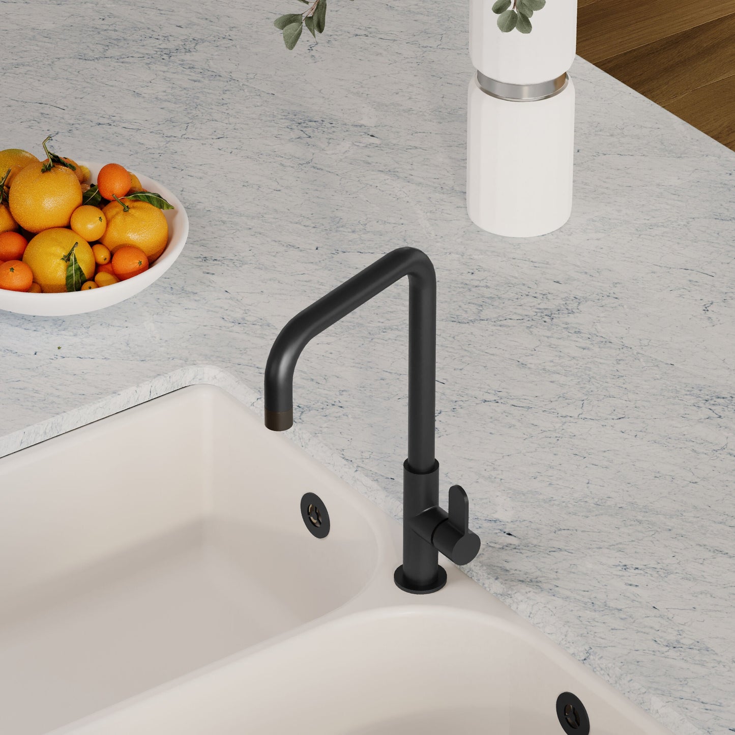 [BKTK405SL] Warslow Kitchen Mono Mixer Tap - Single or Dual Lever, Choice of Colour - Lifestyle 3