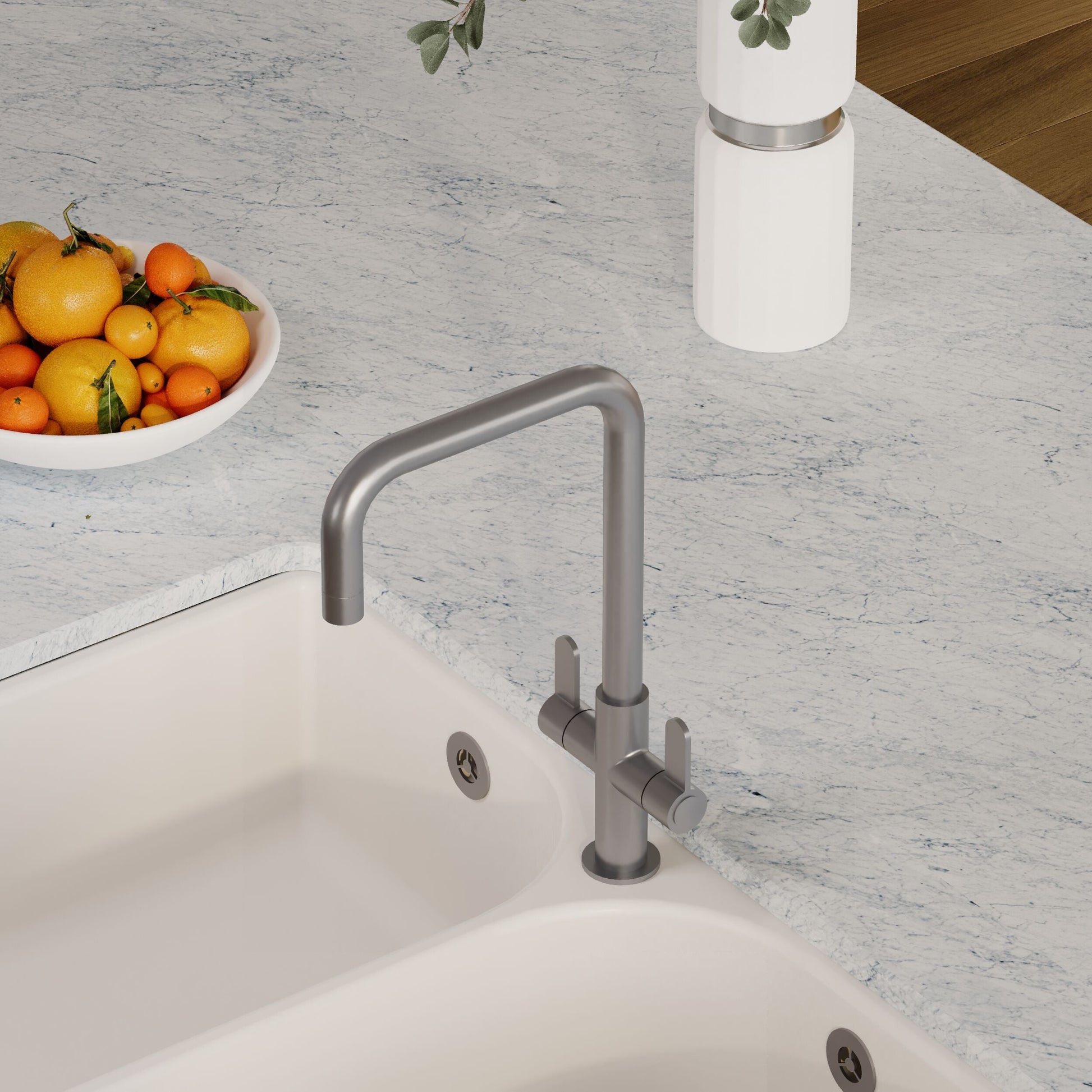 [BKTK605DL] Warslow Kitchen Mono Mixer Tap - Single or Dual Lever, Choice of Colour - Lifestyle 3
