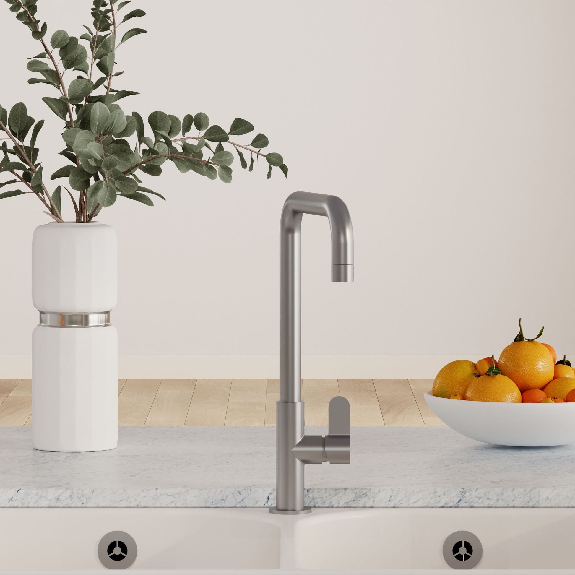 [BKTK605SL] Warslow Kitchen Mono Mixer Tap - Single or Dual Lever, Choice of Colour - Lifestyle 1