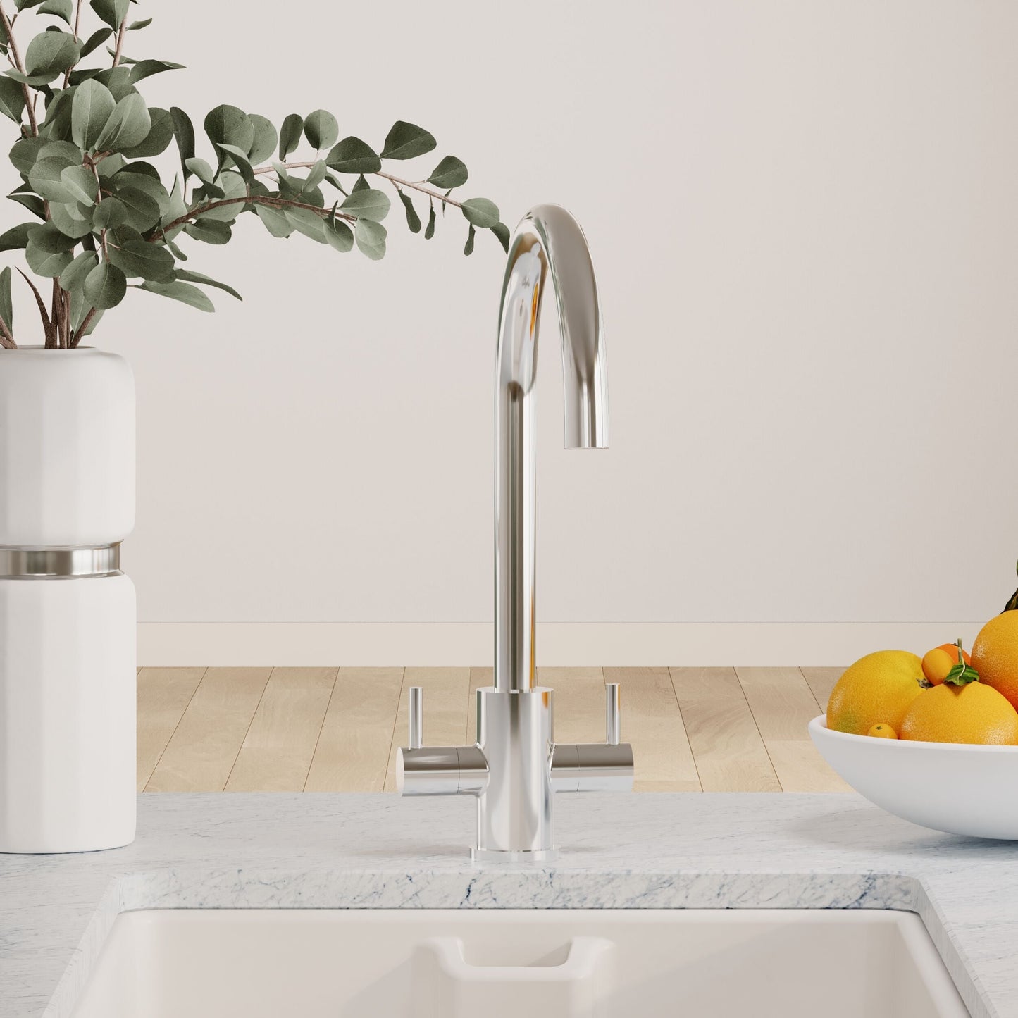 [BKTL305DL] Gratwich Kitchen Mono Mixer Tap - Single or Dual Lever, Choice of Colour - Lifestyle 1