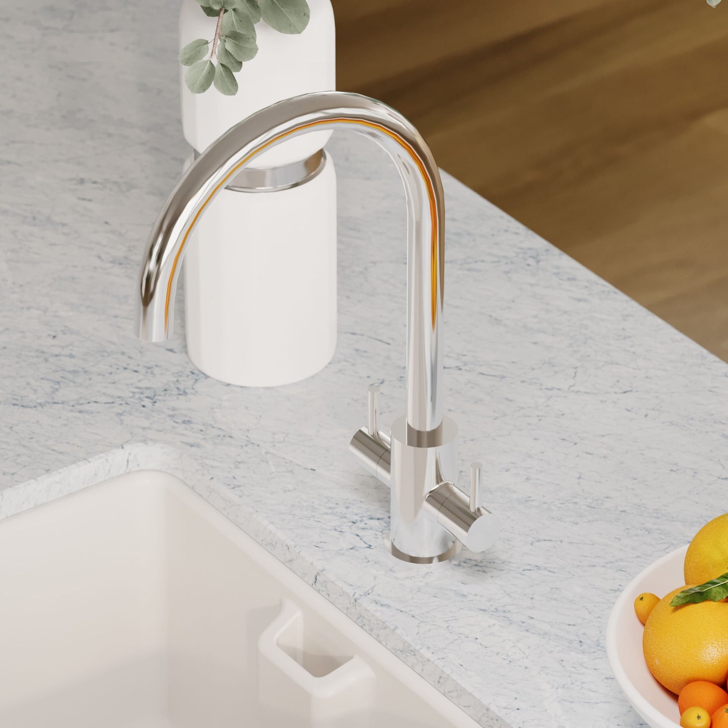 [BKTL305DL] Gratwich Kitchen Mono Mixer Tap - Single or Dual Lever, Choice of Colour - Lifestyle 3