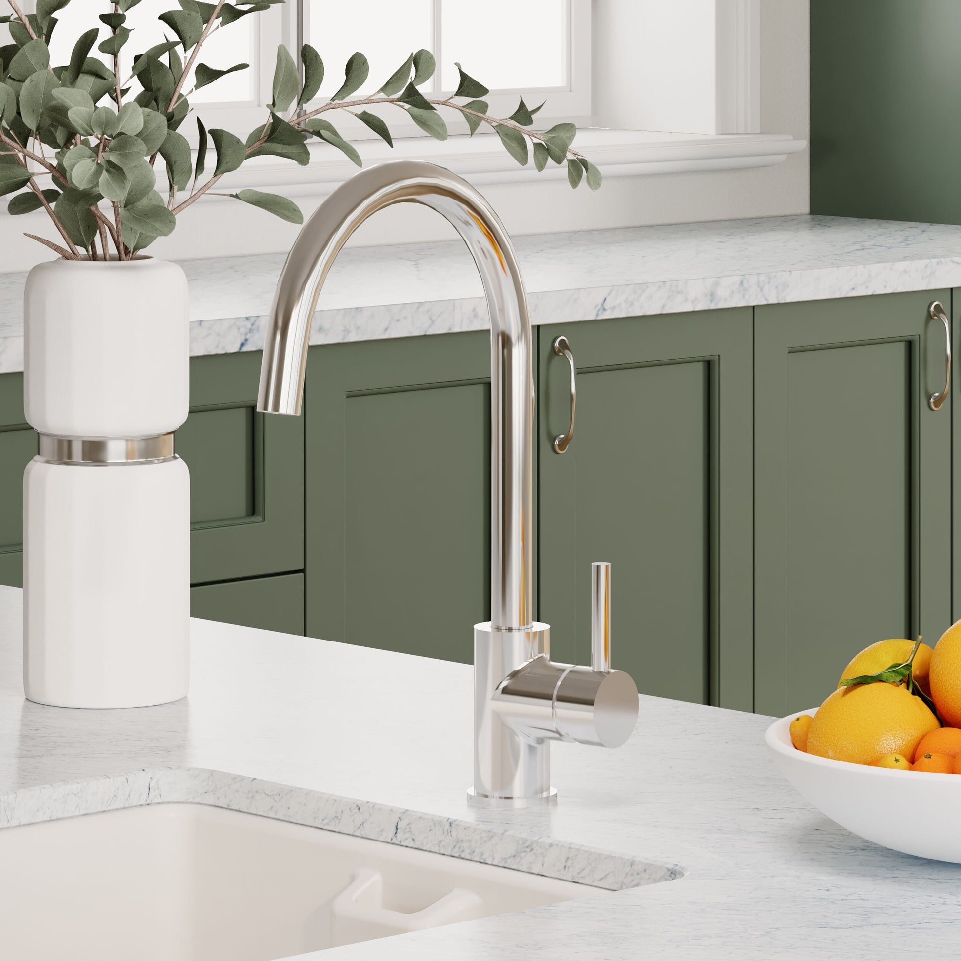 [BKTL305SL] Gratwich Kitchen Mono Mixer Tap - Single or Dual Lever, Choice of Colour - Lifestyle 2