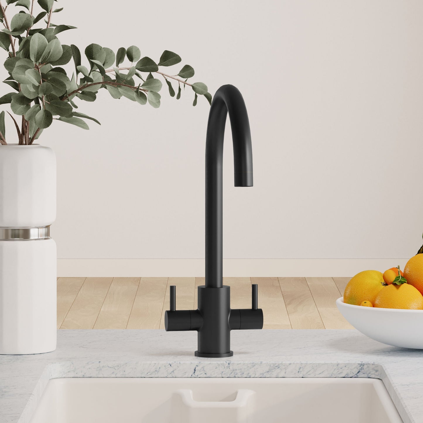 [BKTL405DL] Gratwich Kitchen Mono Mixer Tap - Single or Dual Lever, Choice of Colour - Lifestyle 1