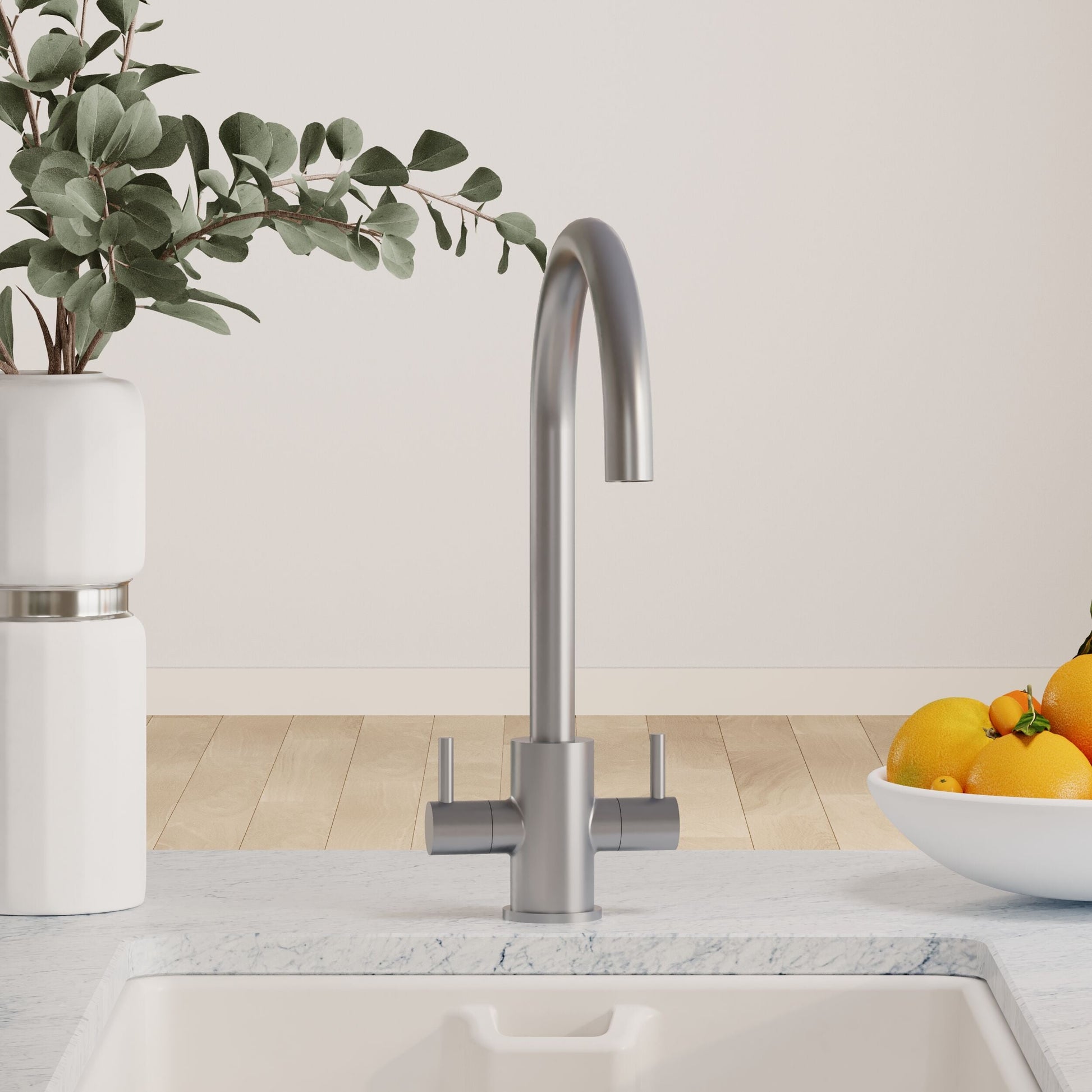 [BKTL605DL] Gratwich Kitchen Mono Mixer Tap - Single or Dual Lever, Choice of Colour - Lifestyle 1