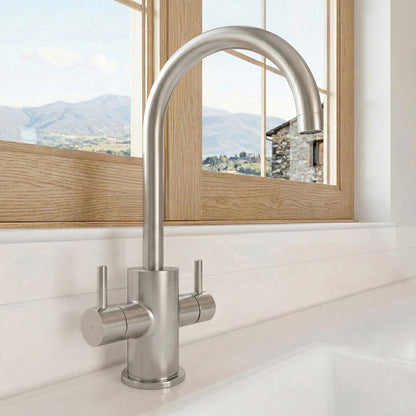 [BKTL605DL] Gratwich Kitchen Mono Mixer Tap - Single or Dual Lever, Choice of Colour - Silo
