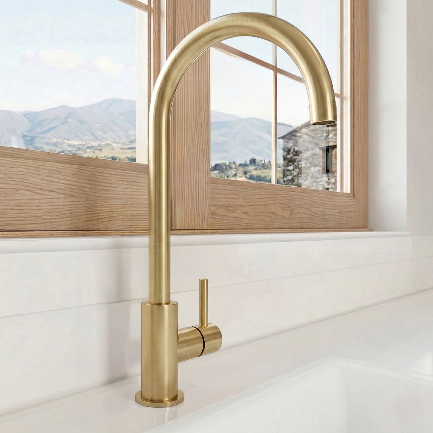 [BKTL805SL] Gratwich Kitchen Mono Mixer Tap - Single or Dual Lever, Choice of Colour - Silo
