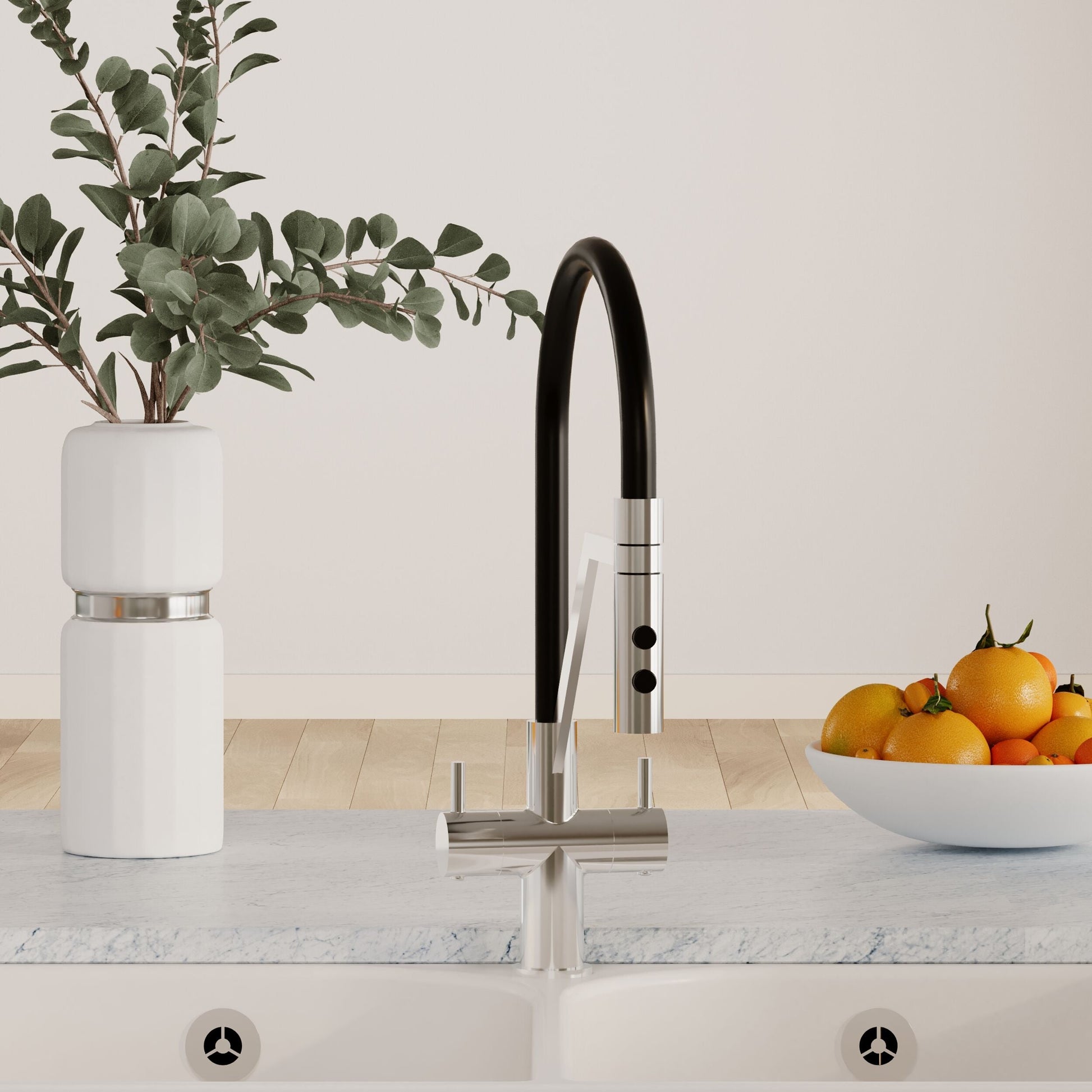 [BKTR305DL] Haughton Kitchen Mono Mixer Tap - Single or Dual Lever, Choice of Colour - Lifestyle 1