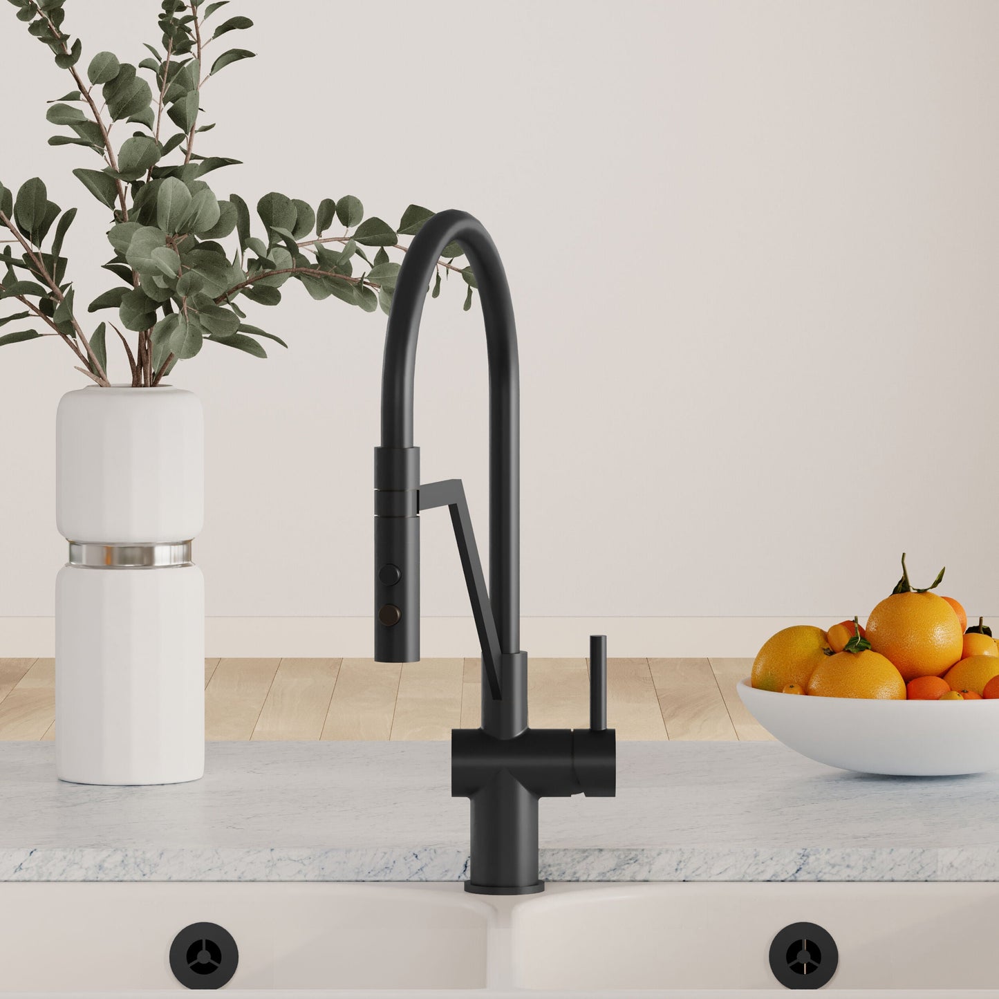 [BKTR405SL] Haughton Kitchen Mono Mixer Tap - Single or Dual Lever, Choice of Colour - Lifestyle 1