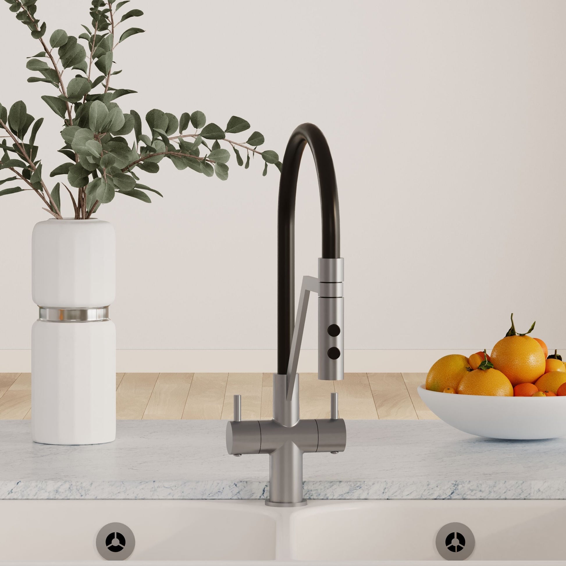 [BKTR605DL] Haughton Kitchen Mono Mixer Tap - Single or Dual Lever, Choice of Colour - Lifestyle 1