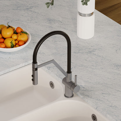 [BKTR605SL] Haughton Kitchen Mono Mixer Tap - Single or Dual Lever, Choice of Colour - Lifestyle 3