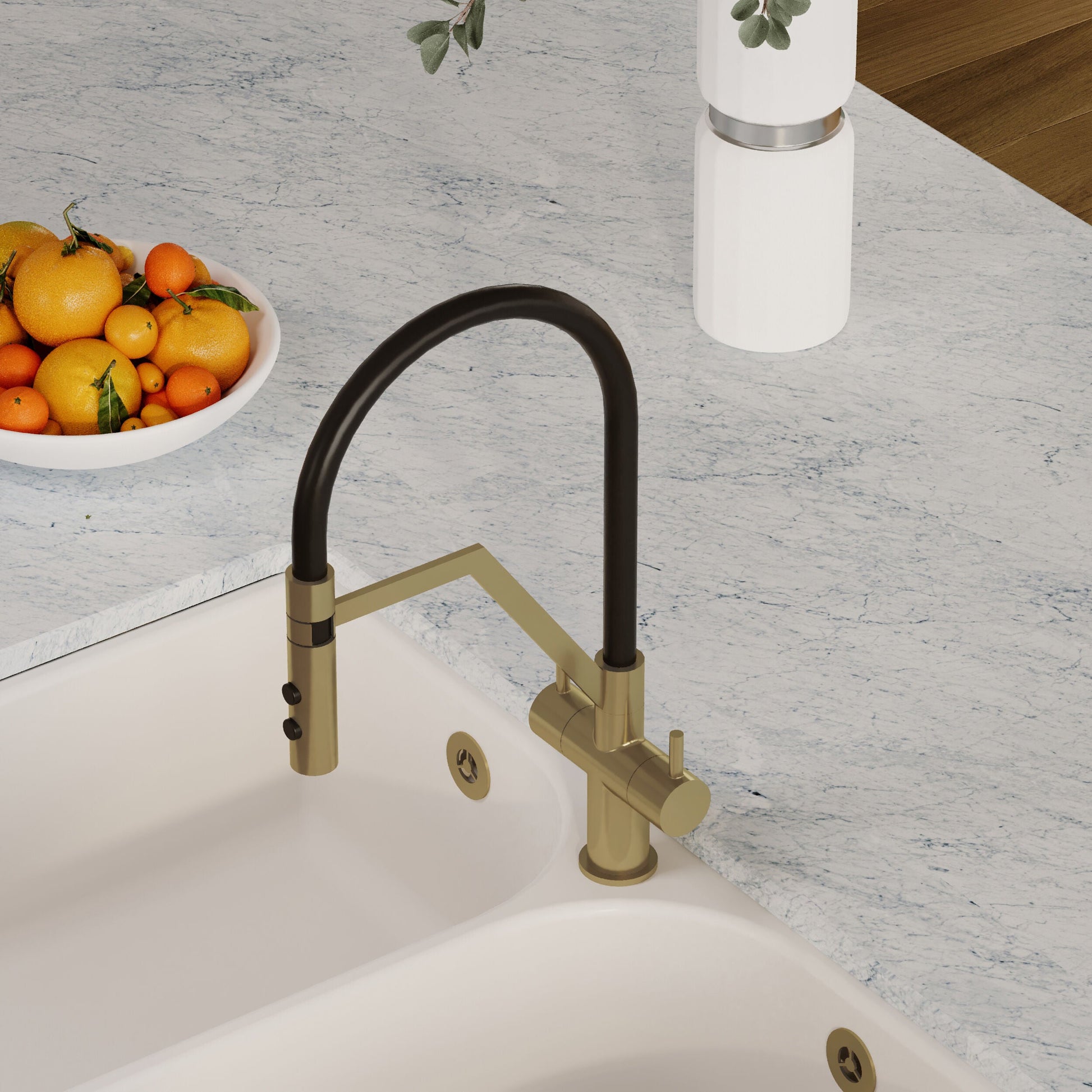 [BKTR805DL] Haughton Kitchen Mono Mixer Tap - Single or Dual Lever, Choice of Colour - Lifestyle 3