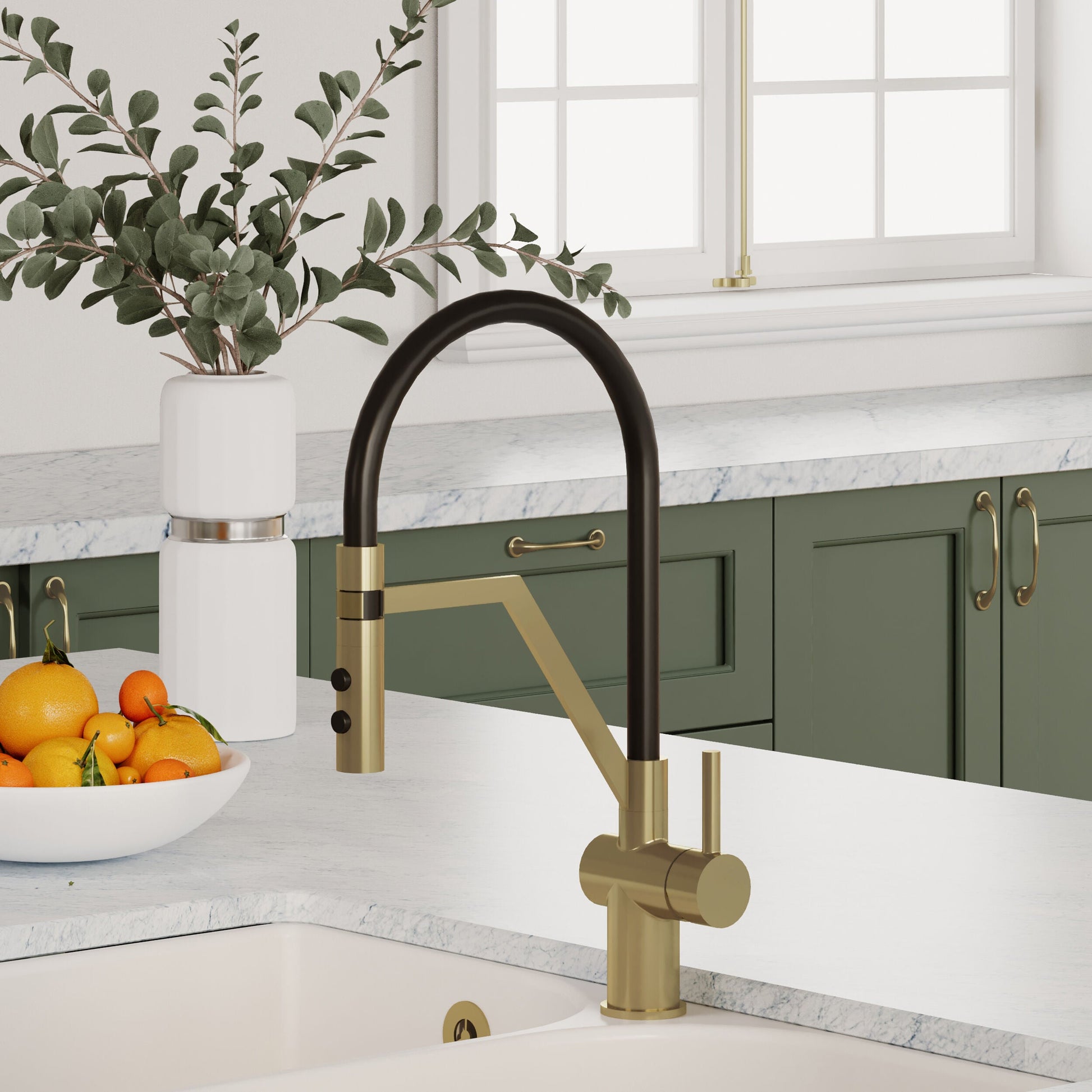 [BKTR805SL] Haughton Kitchen Mono Mixer Tap - Single or Dual Lever, Choice of Colour - Lifestyle 2