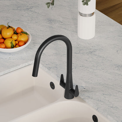 [BKTS405DL] Tatenhill Kitchen Mono Sink Mixer Tap - Single or Dual Lever, Choice of Colour - Lifestyle 3