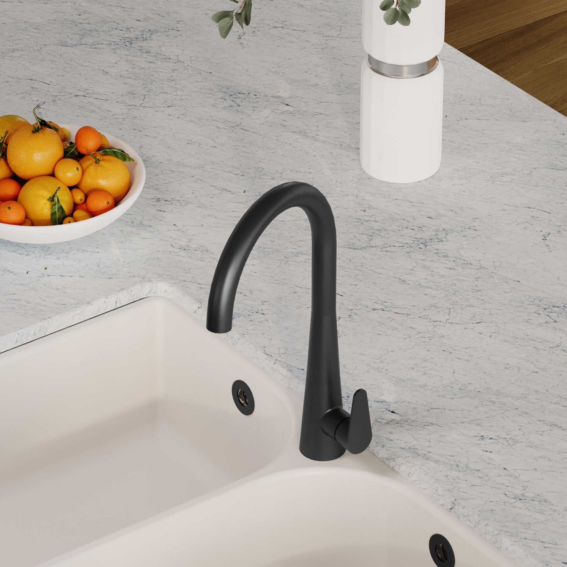[BKTS405SL] Tatenhill Kitchen Mono Sink Mixer Tap - Single or Dual Lever, Choice of Colour - Lifestyle 3