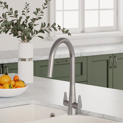 [BKTS605DL] Tatenhill Kitchen Mono Sink Mixer Tap - Single or Dual Lever, Choice of Colour - Lifestyle 2