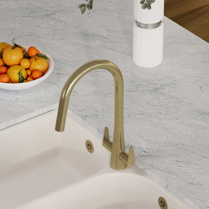 [BKTS805DL] Tatenhill Kitchen Mono Sink Mixer Tap - Single or Dual Lever, Choice of Colour - Lifestyle 3