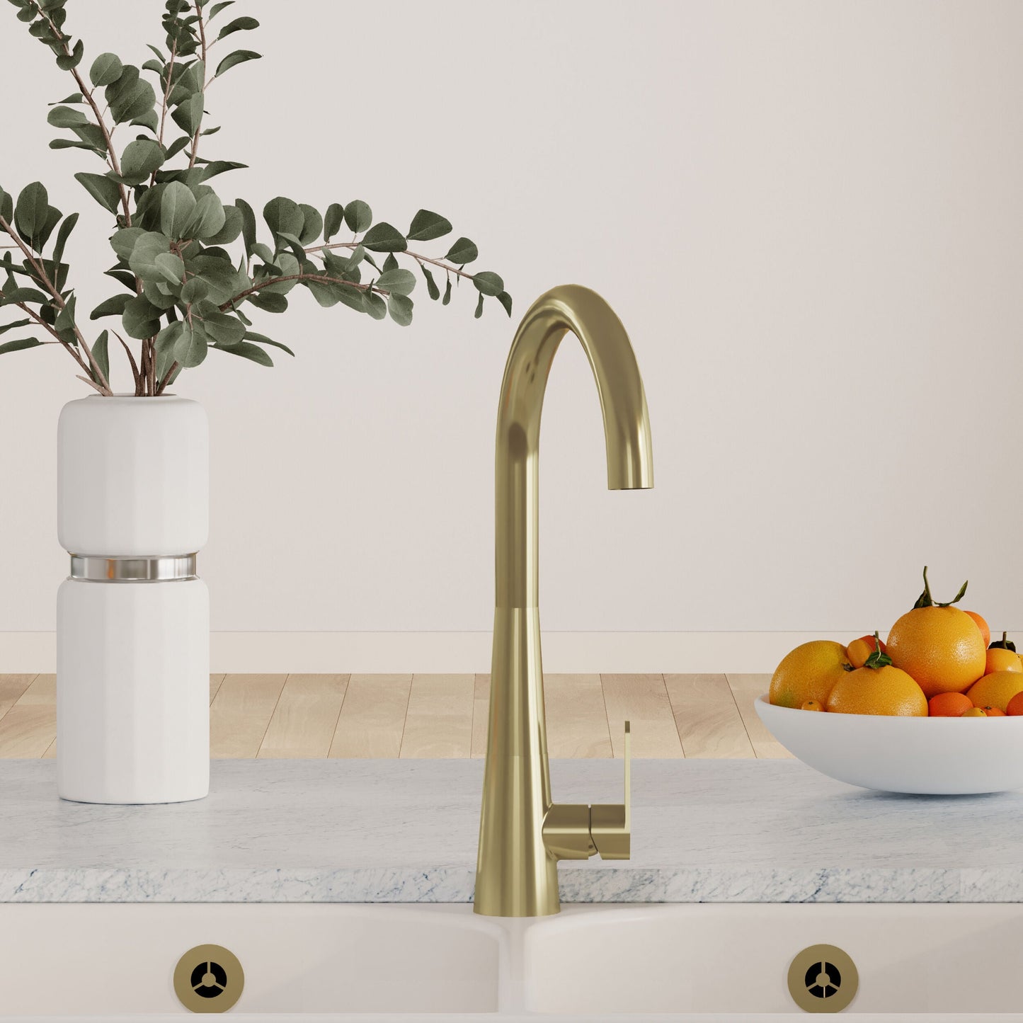 [BKTS805SL] Tatenhill Kitchen Mono Sink Mixer Tap - Single or Dual Lever, Choice of Colour - Lifestyle 1