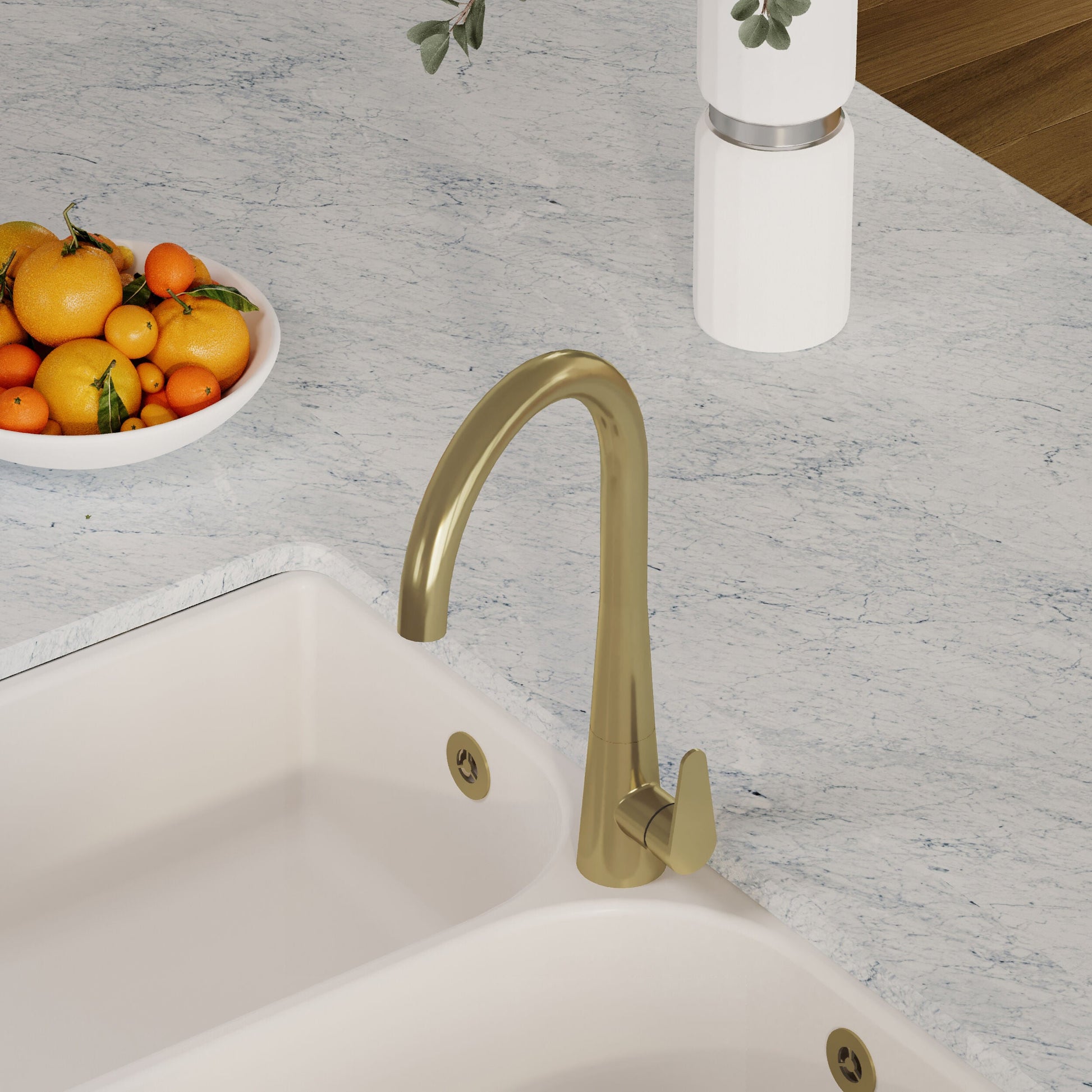 [BKTS805SL] Tatenhill Kitchen Mono Sink Mixer Tap - Single or Dual Lever, Choice of Colour - Lifestyle 3