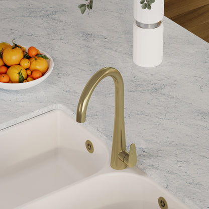 [BKTS805SL] Tatenhill Kitchen Mono Sink Mixer Tap - Single or Dual Lever, Choice of Colour - Lifestyle 3