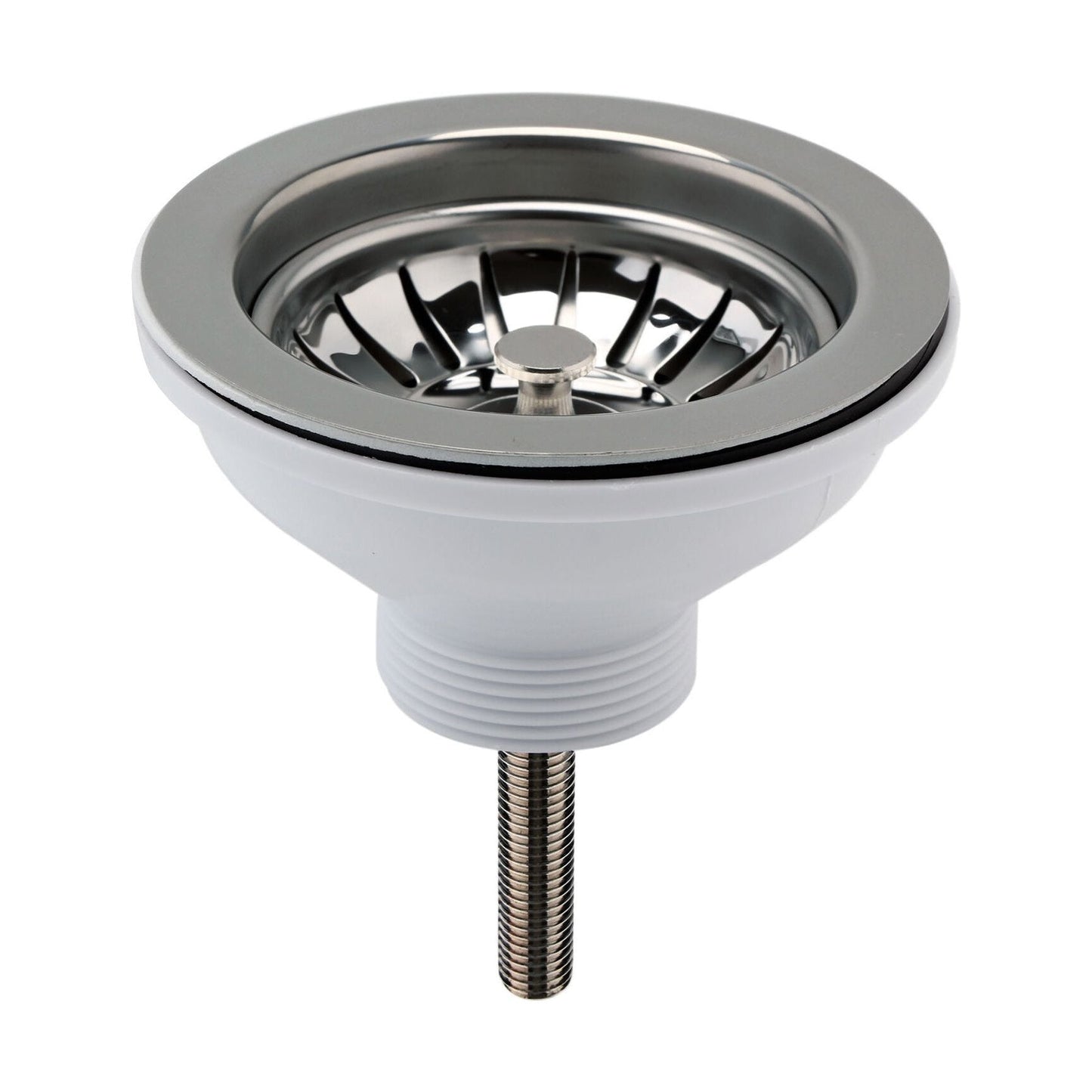 [BKW613] 90mm Fireclay Kitchen Sink Basket Strainer Waste - Multiple Colours Available - Cutout
