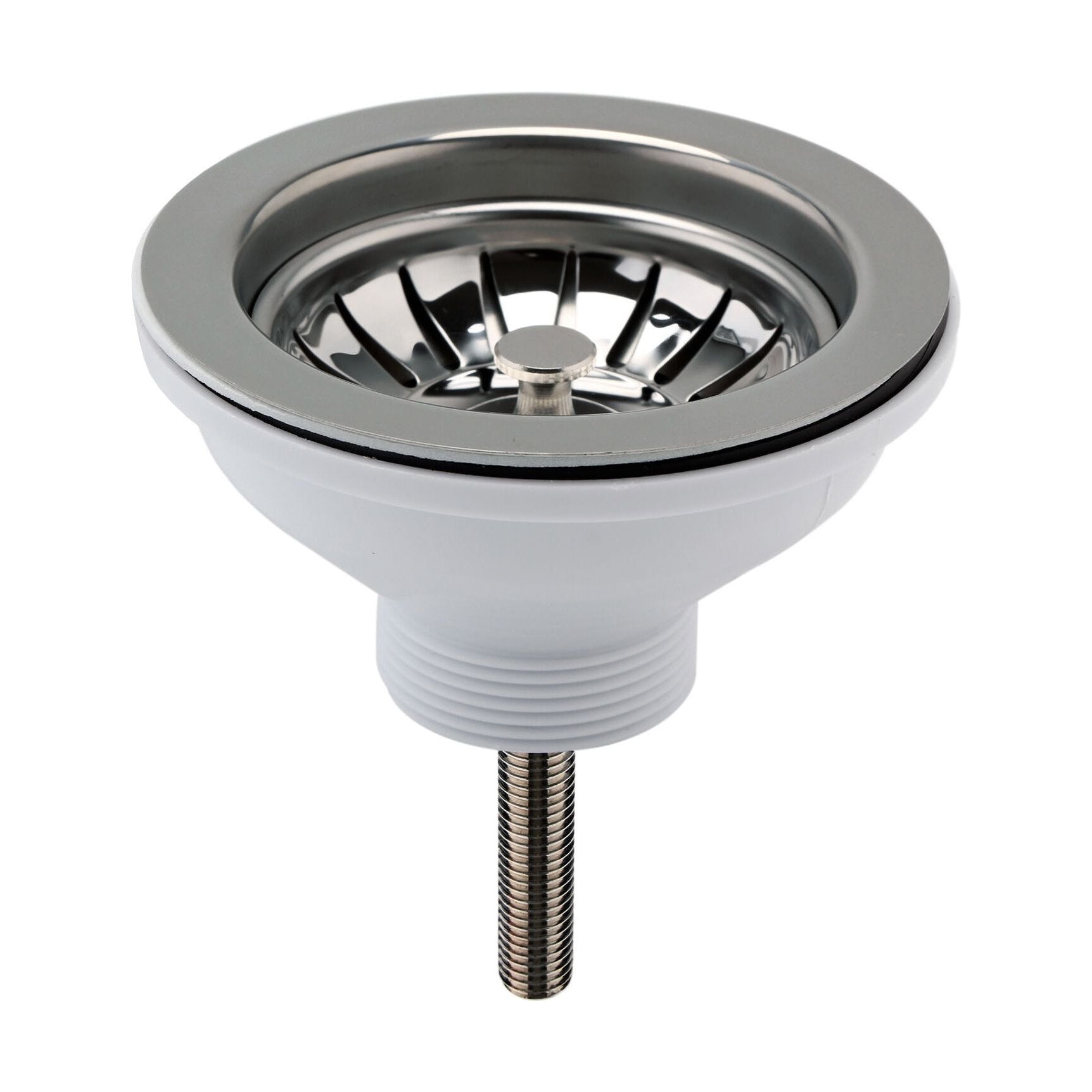 [BKW613] 90mm Fireclay Kitchen Sink Basket Strainer Waste - Multiple Colours Available - Cutout